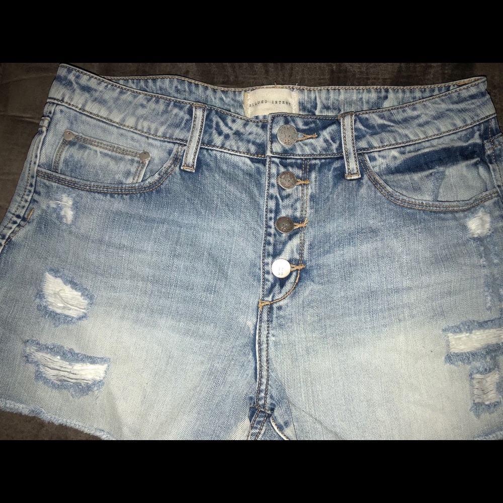 Gilded intent shorts from The Buckle